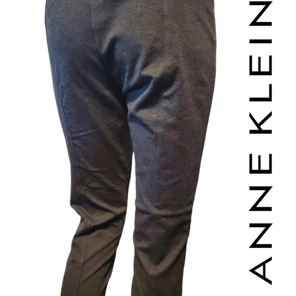 Anne Klein | Tummy Control Ponte Pant | NWT | Charcoal Gray - Picture 4 of 6
